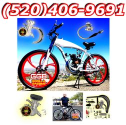 2-stroke DIY motorized bike system with 26" bike starting at $325 firm Hello. I have for sale a new complete kit motorized bike system that include