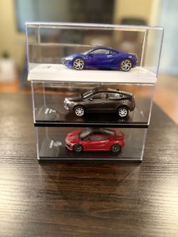 Acura 1/43 TSM Promo Model Lot of 3 - Red 2015 NSX / 2017 NSX / 2010 ZDX Coupe