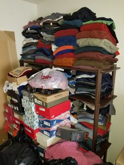 NEW MEN'S CLOTHING INVENTORY CLOSEOUT SELLING THE LOT!!!