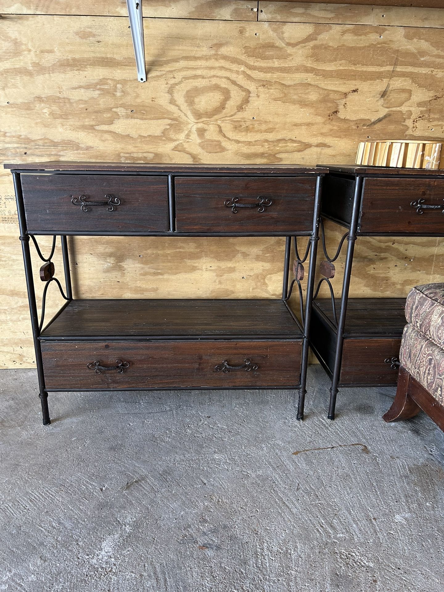 Table With Storage Drawers