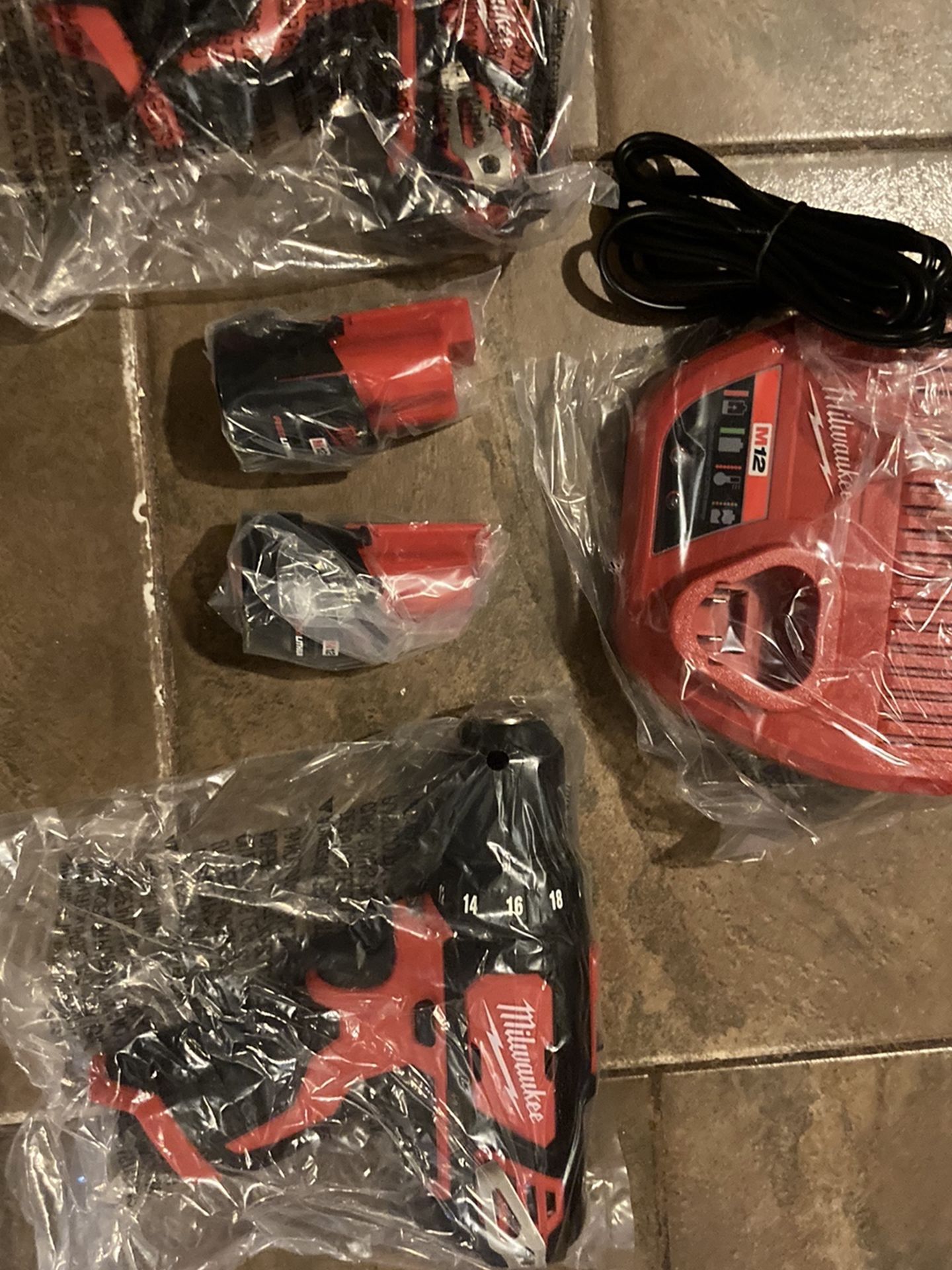 M12 12 Volt Lithium Ion Cordless Drill Driver/Impact Driver Combo