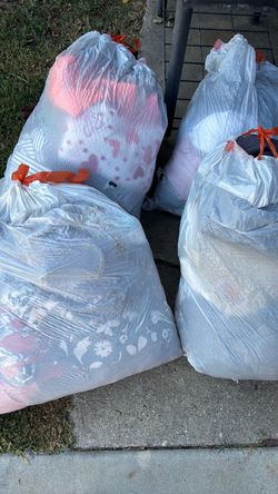 Bags of clothes