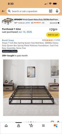 Queen box spring