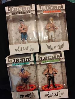 Lucha Legends Figures Full Set Of 4 (Read Before Messaging)