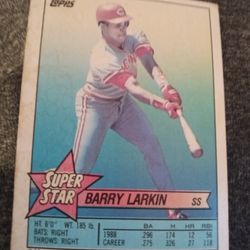 Barry Larkin Super Star Baseball Card