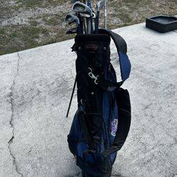 Golf bag and club
