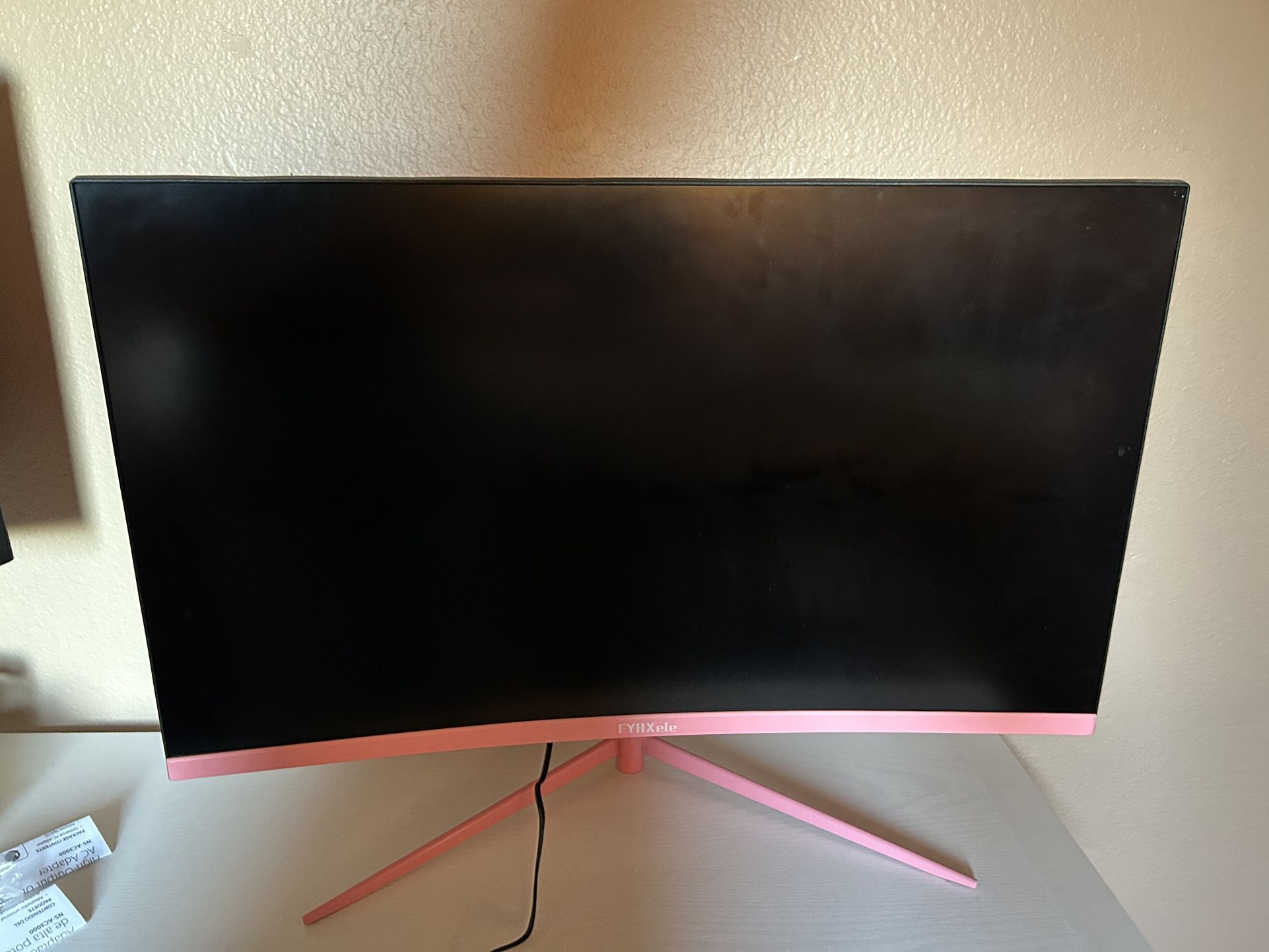 pink gaming monitor