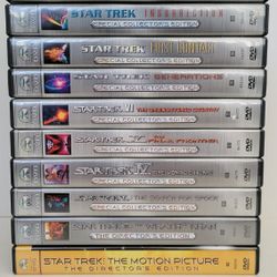 Star Trek DVD Movie Collection! 10 Films Total! Each one is a 2-Disc Special Collector's Edition! Near Mint Cond!