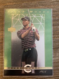 Tiger Woods PGA Champion Upper Deck Card
