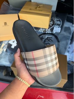 Burberry slides