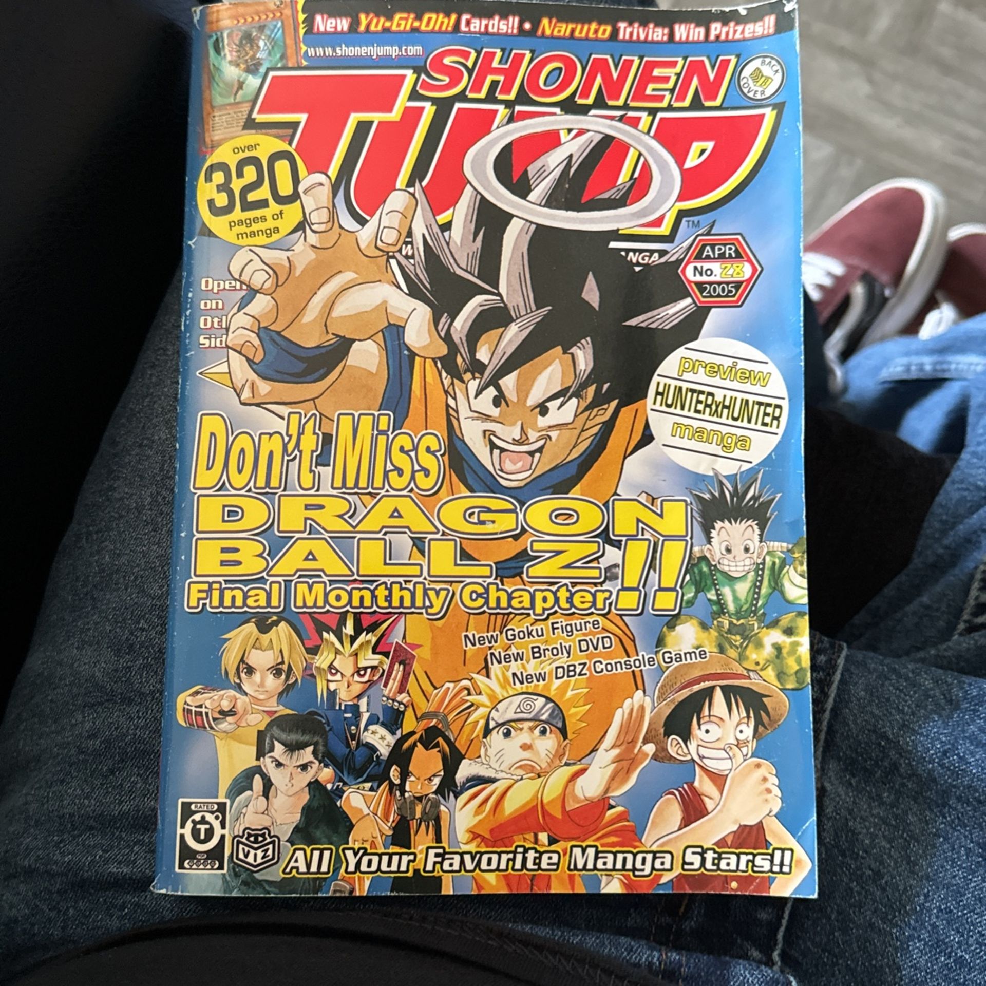 Shonen Jump Magazine April 2005 28 - Dragon Ball Z - Yu-gi-oh