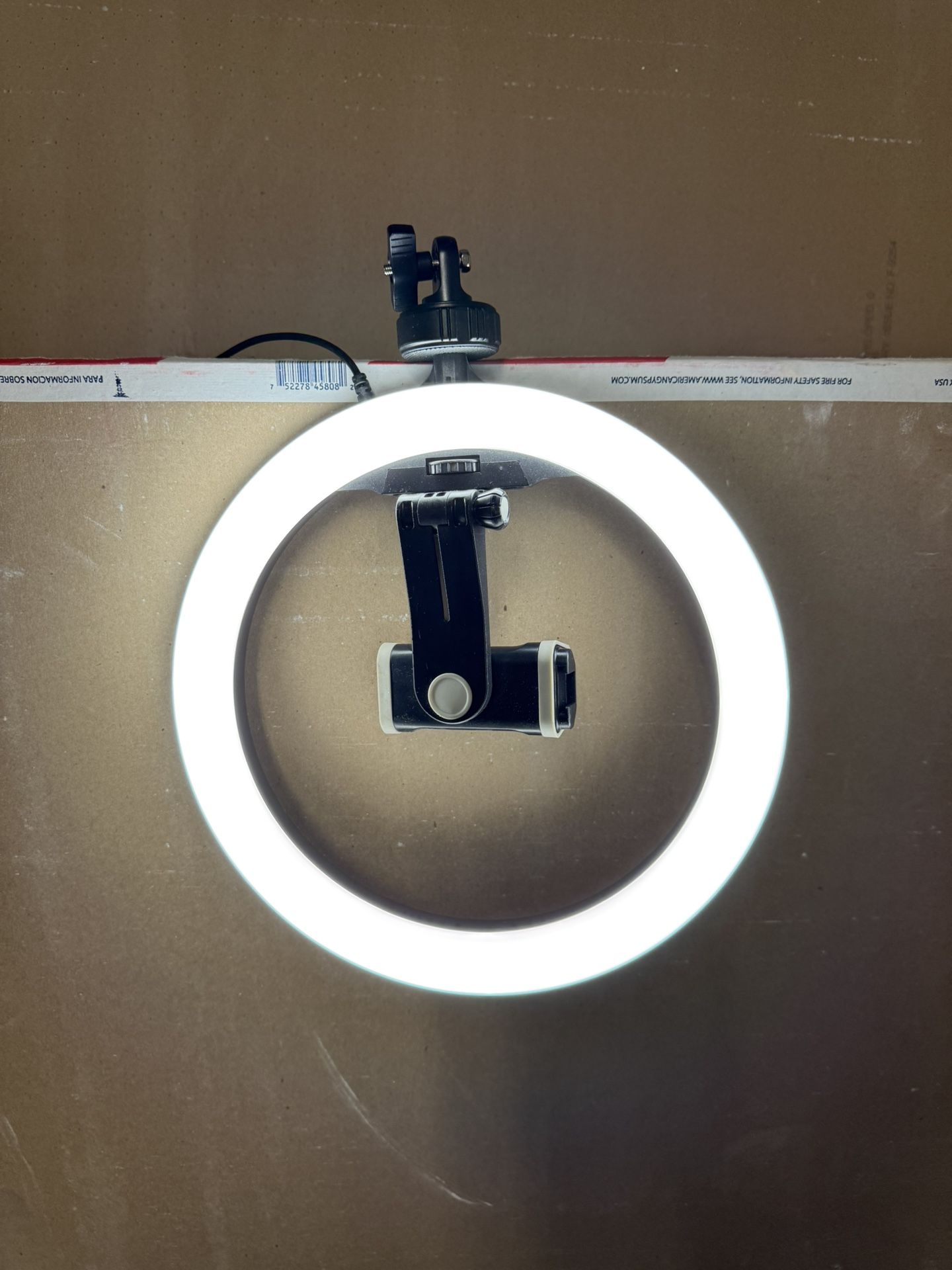 LED Ring Light with Phone Holder – Perfect for Videos, Photos & Streaming!