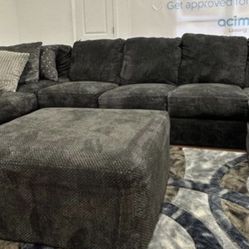 Grey Mammoth Sectional 