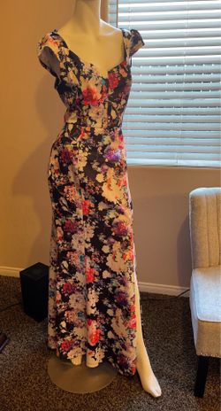Floral Long Formal Dress