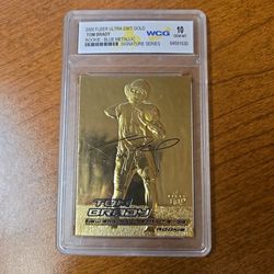 Tom Brady Fleer Ultra 23KT Gold Gem-MT 10