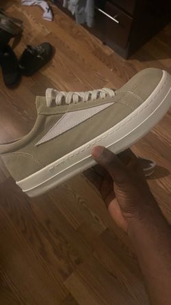 Rick owens vans taupe suede