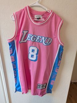 Kobe Bryant #8 Legend Basketball Jersey Pink XL