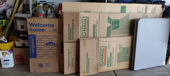 Wardrobe and Heavy Duty Moving Boxes