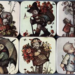 Set of 6 Hummel Coasters By Pimperel
