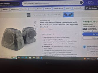 Stone rock Bluetooth led speaker