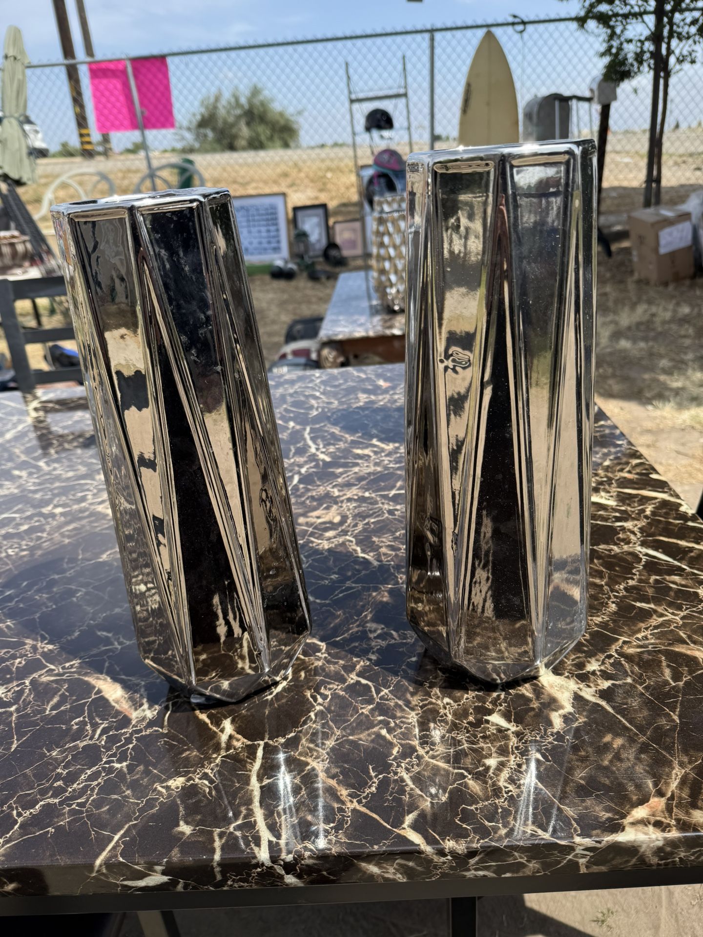 Sliver Vases