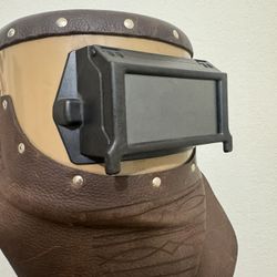 Outlaw Leather Welding Helmet 