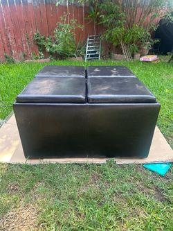 New Ottoman with 4 tray without cube