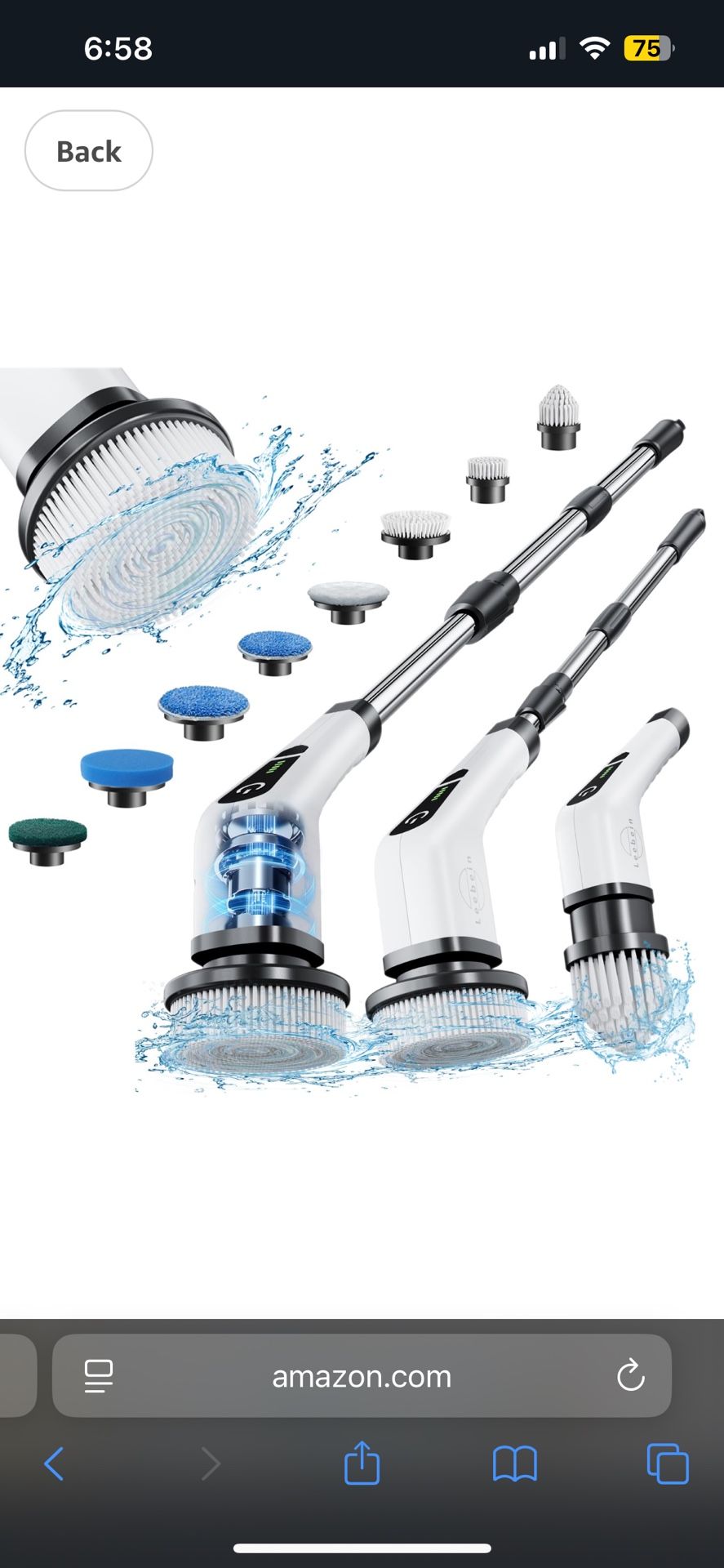 Electric Spin Scrubber