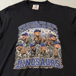 Dodgers Dinosaur Long Sleeve Shirt (Sz Small)
