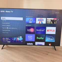 Onn 75” Class 4K UHD Roku Smart Television