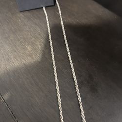 Morgan Jewelers Rope Chain Silver 2.9mm 24inch