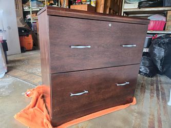 2 Drawer Wood Composite Filing Cabinet