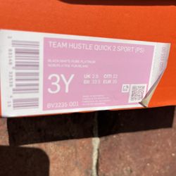 $20 “New” Nike Team Hustle Quick 2 Sport Size 3y