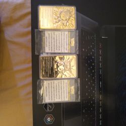 Pokemon 24k Gold Cards /W Authentication 