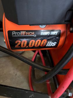 20,000 lbs winch with bracket