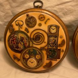 Antique Watch Parts Collages 1780’s Watch Parts Set Of Two