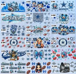Football/ NFL UV dtf cup wraps