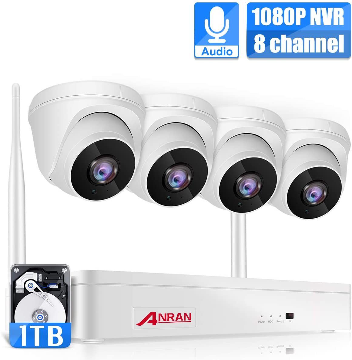 [NEW UNOPENED] Security Camera System with 4 cameras and 1TB Hard Drive