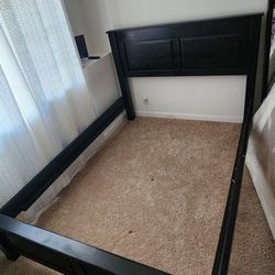 Queen Black Bed frame