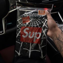 Supreme x Spiderman boxers sz M
