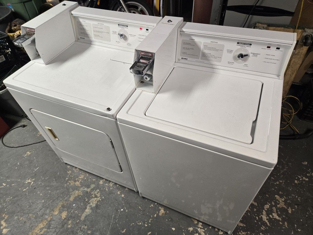 Coin Operated Washer And Dryer