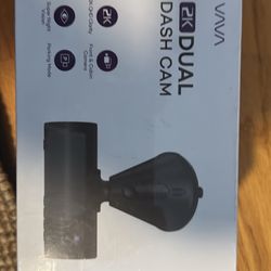 VAVA 2K Dual Dash Cam VA-VD009 2K Front and 1080P Cabin. New-Factory