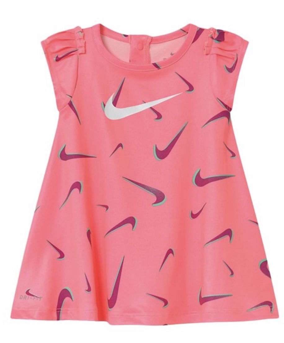 Nike Swooshfetti Pink Girls Dress NWT Size 4T