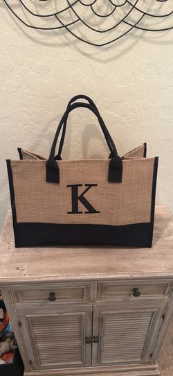 Monogrammed K bag