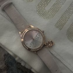 Rose Gold Watch & Juicy Couture Women’s Heritage Velour Track Jacket 