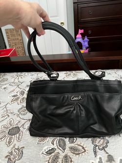 Coach Black Leather Handbag