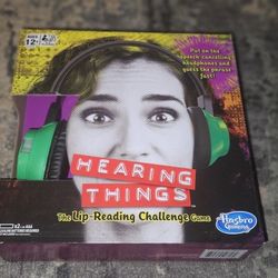 Hearing Things The Lip-Reading Challenge Game (2016) Brand New & Factory Sealed!