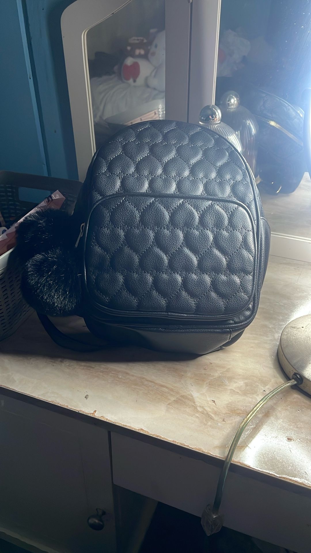 Black Mini Backpack 