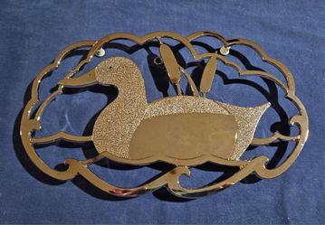 Brass Duck Trivet Wall Decor