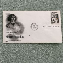 1973 First Day Of Issue Cover Commemorating The 500Th Anniversary Of The Birth Of Copernicus #1488